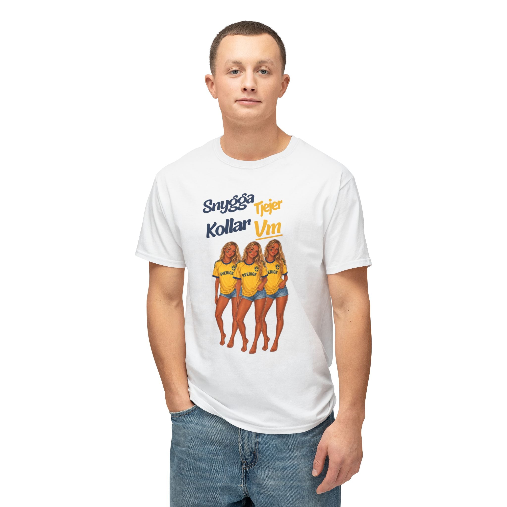 Snygga Tjejer Kollar VM T-Shirt