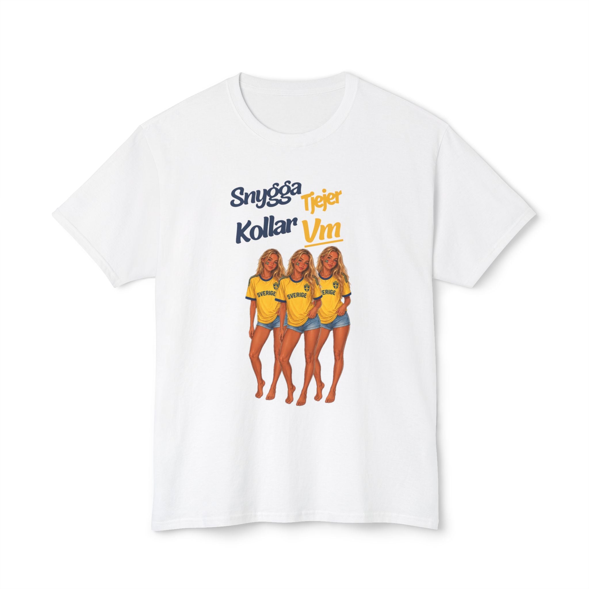 Snygga Tjejer Kollar VM T-Shirt