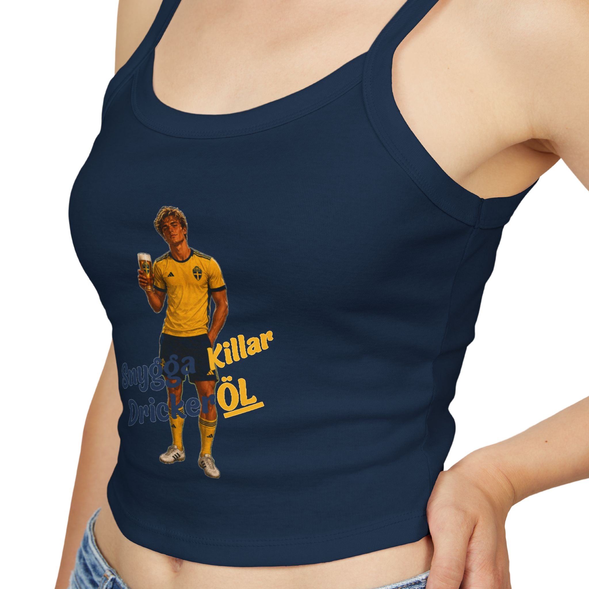 Snygga Killar Dricker ÖL Tank Top